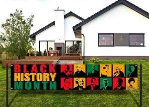 Bannière du mois de l'histoire des Noirs Fond du festival du patrimoine afro-américain pour la fête de vacances - Product Image 3