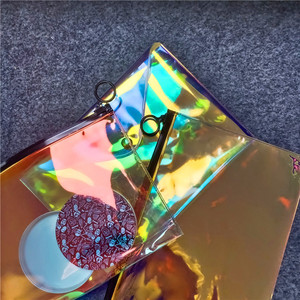 Sac à <span class=keywords><strong>boutons</strong></span> magiques en PVC, sac <span class=keywords><strong>de</strong></span> fichiers laser imperméable, sac d'enveloppe transparent, vente en gros - Product Image 2