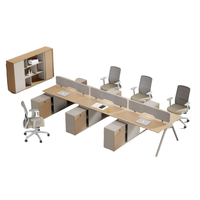 Bureaux et postes de travail modernes convertibles et extensibles avec cadre de bureau - Matériel bois + métal