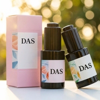 Flacon compte-gouttes de luxe personnalisé pour sérum et huile, en verre ambré dépoli, 30 ml, 50 ml, 100 ml, avec emballage boîte