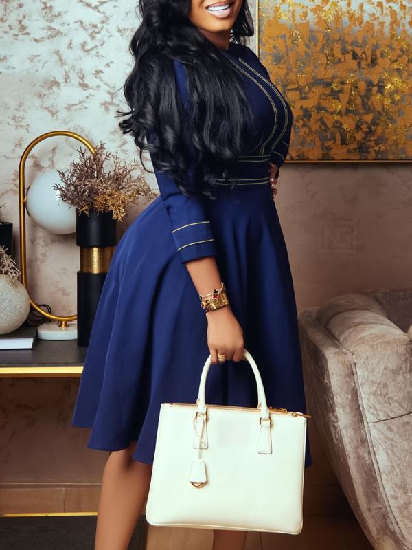New Fall Long Sleeve High Waist Church Dress Fashion Women's Clothing  Dresses| Alibaba.com
