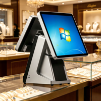 Système de point de vente tout-en-un avec écran tactile de 15 pouces, vente chaude en Chine