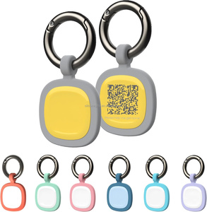 Plaque d'identification LED tendance pour animaux de compagnie, en silicone détachable, forme circulaire, lumineuse dans le noir, anti-perte, avec <span class=keywords><strong>code</strong></span> QR gravé pour chien et chat, 36 mm, logo personnalisé - Product Image 3