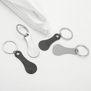 Llavero de Metal Personalizado con Forma de Carrito de Compras y Logotipo Grabado para Regalos Promocionales y Marketing Minorista - Product Image 4