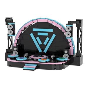 Peluches de FNAF, Peluche de Freddy Foxy, Juego de Bloques de Construcción Rock Stage, Kits de Ladrillos de Plástico para Niños de 14 Años en Adelante, MOC1653 - Product Image 1