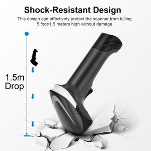 Escáner de Códigos de Barras 2D QR Serie JR05, Inalámbrico Bluetooth 2.4G, Portátil, <span class=keywords><strong>con</strong></span> Batería de 2000mAh, para Conteo de Inventario en Almacenes - Product Image 6