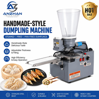 Machine à raviolis automatique commerciale ANZHAN, moteur 120 kg/h, haute capacité, 110/220 V, garantie 2 ans pour les usines alimentaires