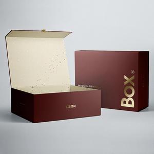 Caja de regalo plegable con forma de libro con logotipo personalizado caja de regalo de cartón con cierre magnético extra grande de lujo - Product Image 6