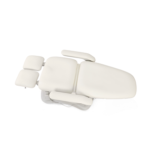 Chaise d'examen podiatrique électrique facile à utiliser avec 3 moteurs en cuir PU souple pour clinique médicale et centre de soins des pieds - Product Image 4