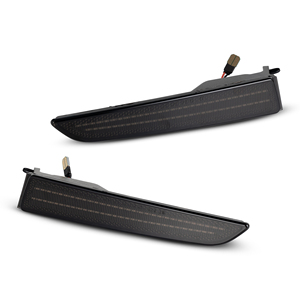 Feux latéraux de pare-chocs avant à LED pour Ford Fusion 2006-2009 OEM # Feux de signalisation de stationnement 6E53-13B220-AD 6E53-13B220-AD, lentille fumée - Product Image 1