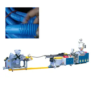 PVC, PE Single Wall Corrugated Pipe Production Line