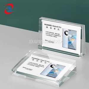 Trang trí nội thất 4x6 inch rõ ràng nhựa khung ảnh 10mm + 10mm rộng Acrylic khung hình từ - Product Image 2