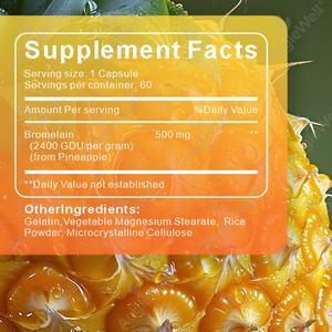 AegleWell <strong>Bromelain</strong> Proteolytic Digestive <strong>Enzymes</strong> Supplements, Supports Healthy Digestion, Joint Health, Nutrient Absorption - Product Image 3