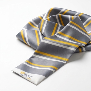 Cravate professionnelle ANIMA en soie jacquard tissée avec logo Cygne Blanc, cravates personnalisées pour hommes, cravates à logo sur mesure, vente en gros - Product Image 1