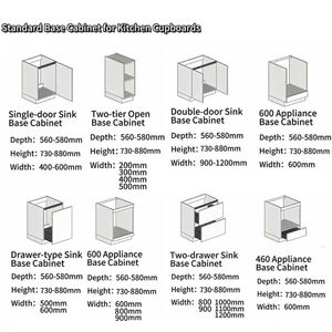 Gabinete de Cocina Modular YIERHOME 88x80x60CM + Tablero de Partículas + Puerta de PVC Termoformada + Embalaje Plano - Suministro al por Mayor de 400 Juegos/Día - Product Image 2