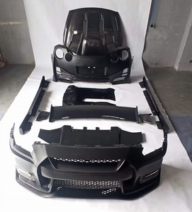 Piezas para el cuerpo del coche, parachoques delantero, trasero, falda lateral, alerón grande para GTR 35, modificado en estilo <span class=keywords><strong>Nismo</strong></span> - Product Image 3