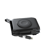 Produits tendance 2025 PD 65W haute capacité intégré câble 2-en-1 charge rapide chargeur Portable batterie externe pour ordinateur portable