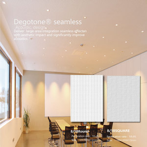 China Tasa de perforación 23% Paneles de yeso de rendimiento acústico con panel de yeso perforado de techo 1200x2400mm - Product Image 5