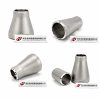 Raccord de tuyauterie en acier inoxydable forgé à souder bout à bout, réducteur concentrique de haute qualité BW ASME B16.9 A234 SCH40 304 316 1/2" 3/4" – Garantie 1 an