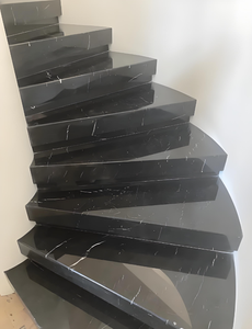 Nero Marquina unico naturale radice nera pietra per la fabbrica moderna all'ingrosso grande lastra di marmo controsoffitti - Product Image 4