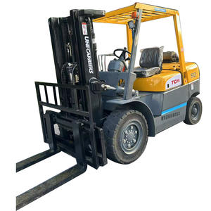 Venta directa de fábrica Japón Original 5 Ton Tcm Fd50 Carretilla elevadora Motor diésel de combustión interna Carretilla elevadora usada de 5 toneladas - Product Image 1