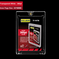 Porte-cartes magnétique ultra-protecteur UV One Touch 35pt du fabricant – Étui rigide en plastique transparent avec aimant pour PSA BGS CGC