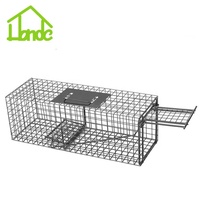 Trampa de jaula para control de roedores para ratas humanas al aire libre, trampa para Animales vivos de alta resistencia para ardillas, conejos