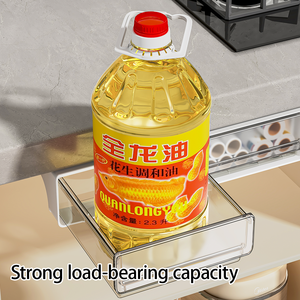 Tiết kiệm không gian dưới bàn hộp lưu trữ cho nhà bếp ngăn kéo tổ chức gia vị, gia vị, Bộ Đồ Ăn hộp nhựa - Product Image 6