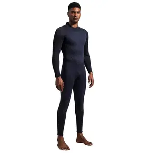 Roupa de mergulho masculina de manga longa, roupa de mergulho livre para surf e mergulho, impermeável e à prova de vento, 5/4 mm