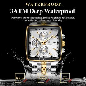 Montre-bracelet pour homme POEDAGAR 866, chronographe, date, acier inoxydable, montre pour homme tendance, étanche, lumineuse, montres à quartz pour homme, Reloj - Product Image 3