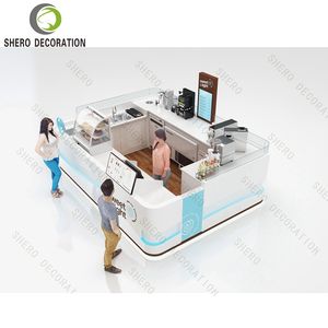 Kiosque de café intérieur Conception de comptoir de café-bar Kiosque de café en bois <span class=keywords><strong>à</strong></span> <span class=keywords><strong>vendre</strong></span> Idées de conception de kiosque de café - Product Image 5