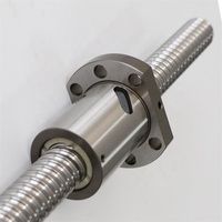 Juego de tornillos de bola SFU2510 con soporte de tuerca de soporte BK20/BF20 y acoplamiento para enrutador CNC máquina final de 100-6000mm