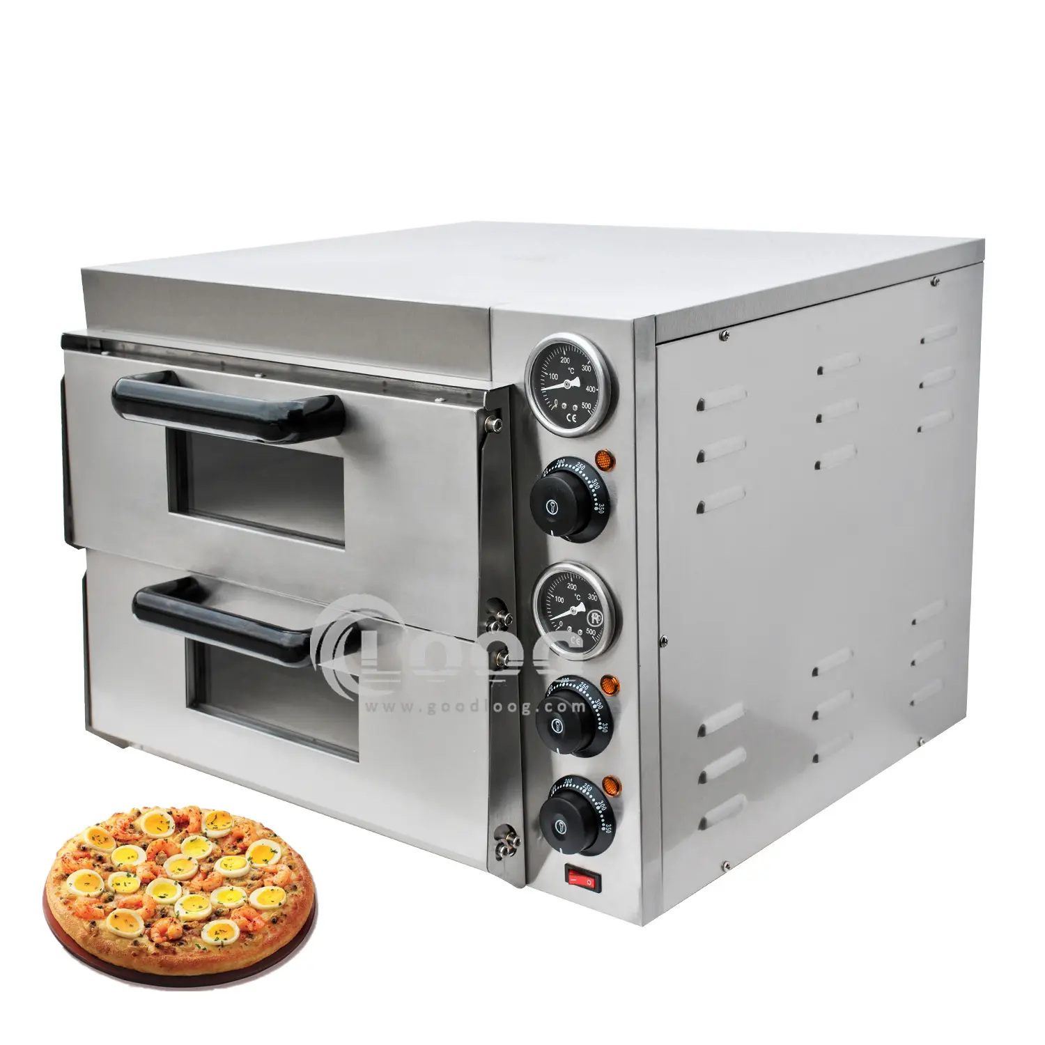 상업적인 간식 장비 대중음식점 상업적인 과자 굽기 빵 기계 중국 전기 220v 피자 제작자 빵집 탁상 D