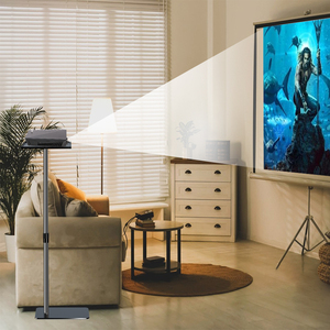 <span class=keywords><strong>Support</strong></span> de sol pour projecteur, <span class=keywords><strong>support</strong></span> métallique réglable multi-angles, rotation à 360°, pour films et vidéos - Product Image 1