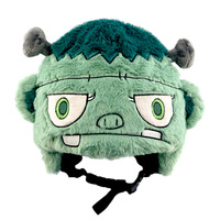 Nouveau modèle 2026 |   Housse de casque de ski unisexe Southern Hemisphere en peluche sombre à motif dessin animé pour décoration Kappa Catwoman Vampire Zombie pour sports d'hiver pour enfants
