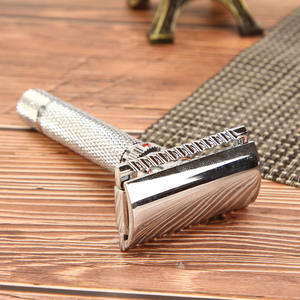 YAQI Hot Sale Mens Adjustable Metal Handle <strong>Double</strong> <strong>Edge</strong> Safety <strong>Razor</strong> Custom - Product Image 5