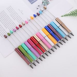 ปากกาลูกปัด DIY รุ่น X1111-2 ปากกาลูกลื่นพลาสติกแบบกำหนดเอง ปากกาลูกปัดหลากสีสัน เครื่องเขียนสร้างสรรค์ ของขวัญส่วนตัว - Product Image 2