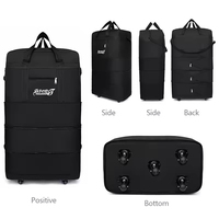 Sac de Voyage Pliable Grande Capacité avec Logo Personnalisé, Valise Trolley Designer Imperméable pour Sport, Week-end ou Nuit