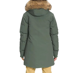 Cappotto impermeabile da donna di design invernale con collo in pelliccia sintetica da uomo addensa il Parka della neve calda - Product Image 3