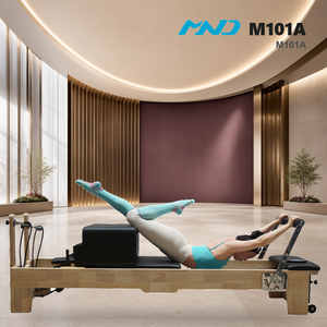 Cama de Pilates de Madera de Caucho al por Mayor para Entrenamiento de Core, Equipo de Gimnasio MND M101A (10), Equipo Comercial de Pilates para Club de Fitness - Product Image 1