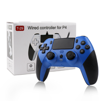 Accessoires de jeu Manette filaire Contrôleur de jeu Console pour PS4 Pro Slim Manette de jeu