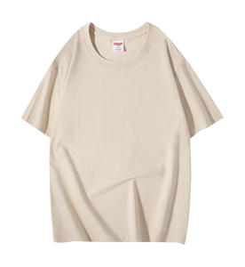 Oferta al por mayor: Camiseta base para impresión DTG, MOQ bajo, camiseta sin etiquetas de alta densidad, camiseta de 260 g/m² de peso pesado, en stock, lista para envío. - Product Image 2