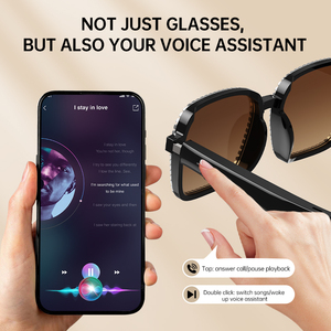 Gafas Inteligentes XG95 con Auriculares, Llamadas HD, Música, Protección Anti-luz Azul, para Exteriores, Auto, Deportes, con Diamantes - Product Image 2