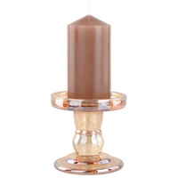 Bougies cylindriques sans fumée de différentes tailles, personnalisées, style européen, pour hôtels et mariages
