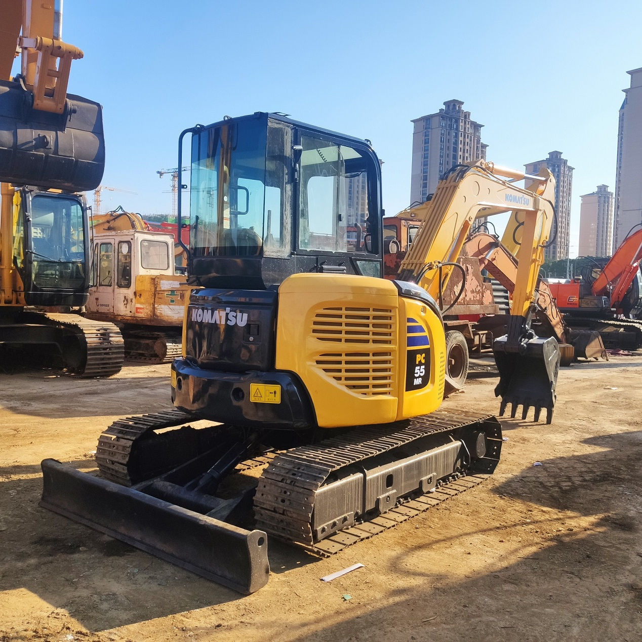 Б/у мини-экскаватор Komatsu pc55, экскаватор komatsu pc35, pc40, pc55, pc60, в наличии