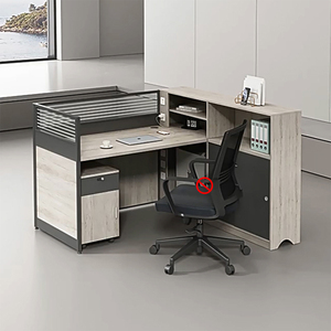 Màn hình hiện đại trạm thay đồ phân vùng nhân viên bàn máy tính bàn văn phòng hiện đại đơn giản cho nhân viên - Product Image 2