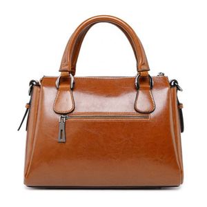 Bolso de Mano de Cuero Genuino OEM para Mujer, Bolsos de Cuero Vacuno - Product Image 2