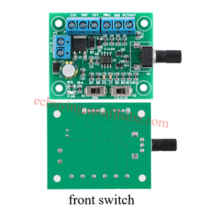 DC8-24V fırçasız DC Motor hız kontrolörü sürücü PWM hız kontrol panosu Regulator regülatörü ileri ve geri kontrol 18KHz - Product Image 2