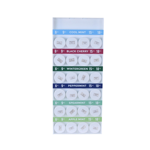 Apex đôi bên <span class=keywords><strong>6</strong></span> tầng Acrylic khói hiển thị đứng tùy chỉnh <span class=keywords><strong>Countertop</strong></span> khói cửa hàng hiển thị với Pusher - Product Image 2