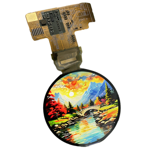 Mô-đun Giấy điện tử AMOLED 1.5 inch với giao diện cảm ứng mipi/qspi trên ô-Nút xoay-Màn hình <span class=keywords><strong>OLED</strong></span> tròn - Product Image 3